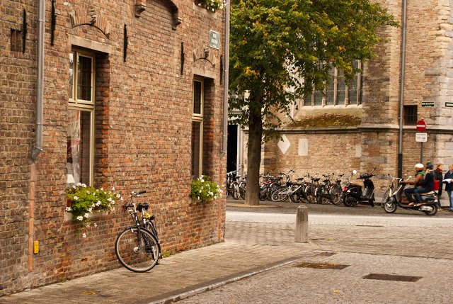 Bruges Street Corner By Zach Beauvais 