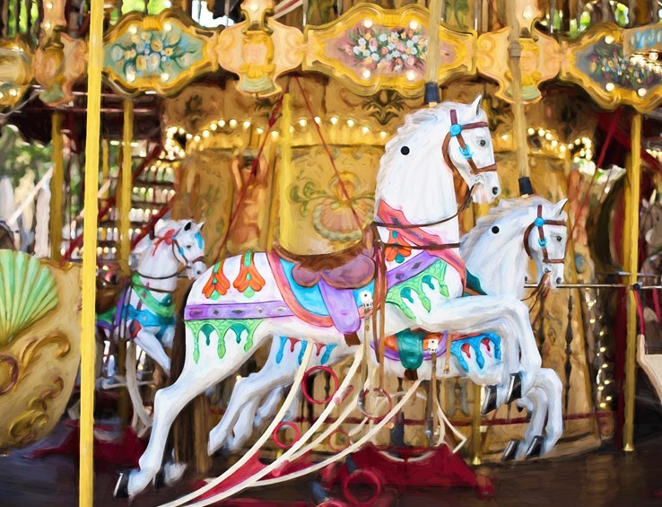 Carousel Ride at Rosehill Gardens, Australia