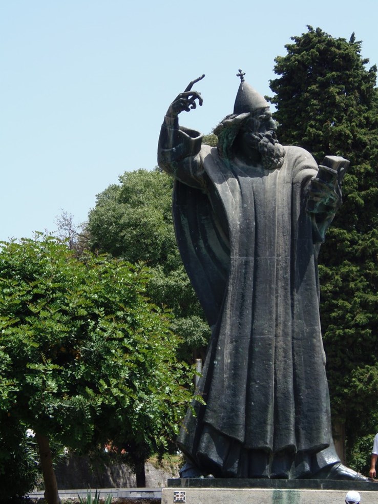 Statue Of Bishop Gregory Of Nin