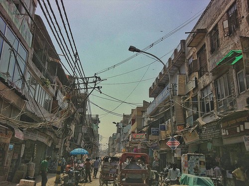 The crazy streets of Old Delhi