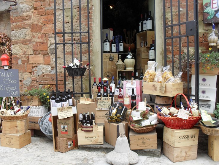 Wine Shop, Italy. 