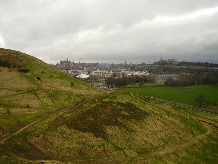 The view from Arthur's Seat