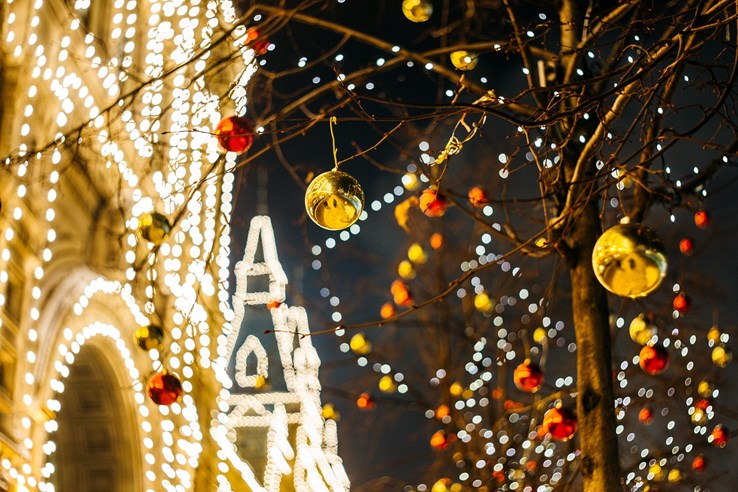 Twinkling City Christmas Lights