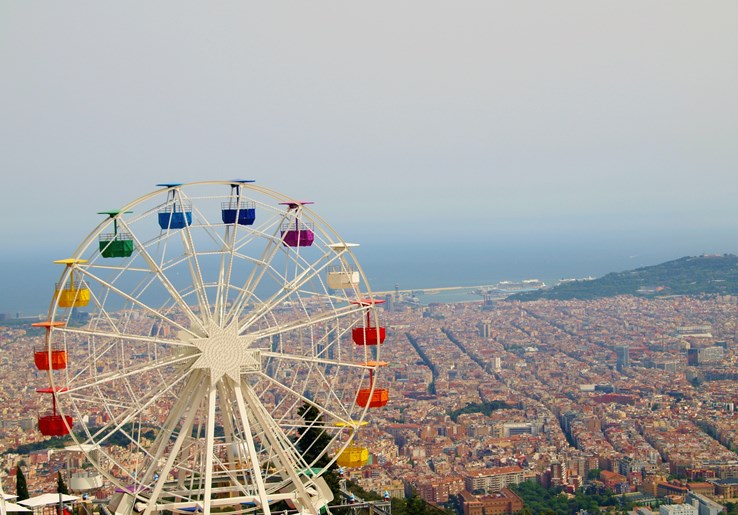 Tibidabo Amusement Park Big Wheel | Barcelona