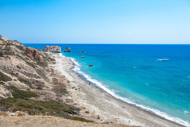 Beach Paphos, Cyprus.