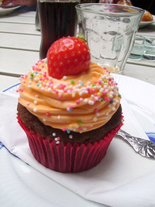 A yummy cupcake from The Royal Cafe